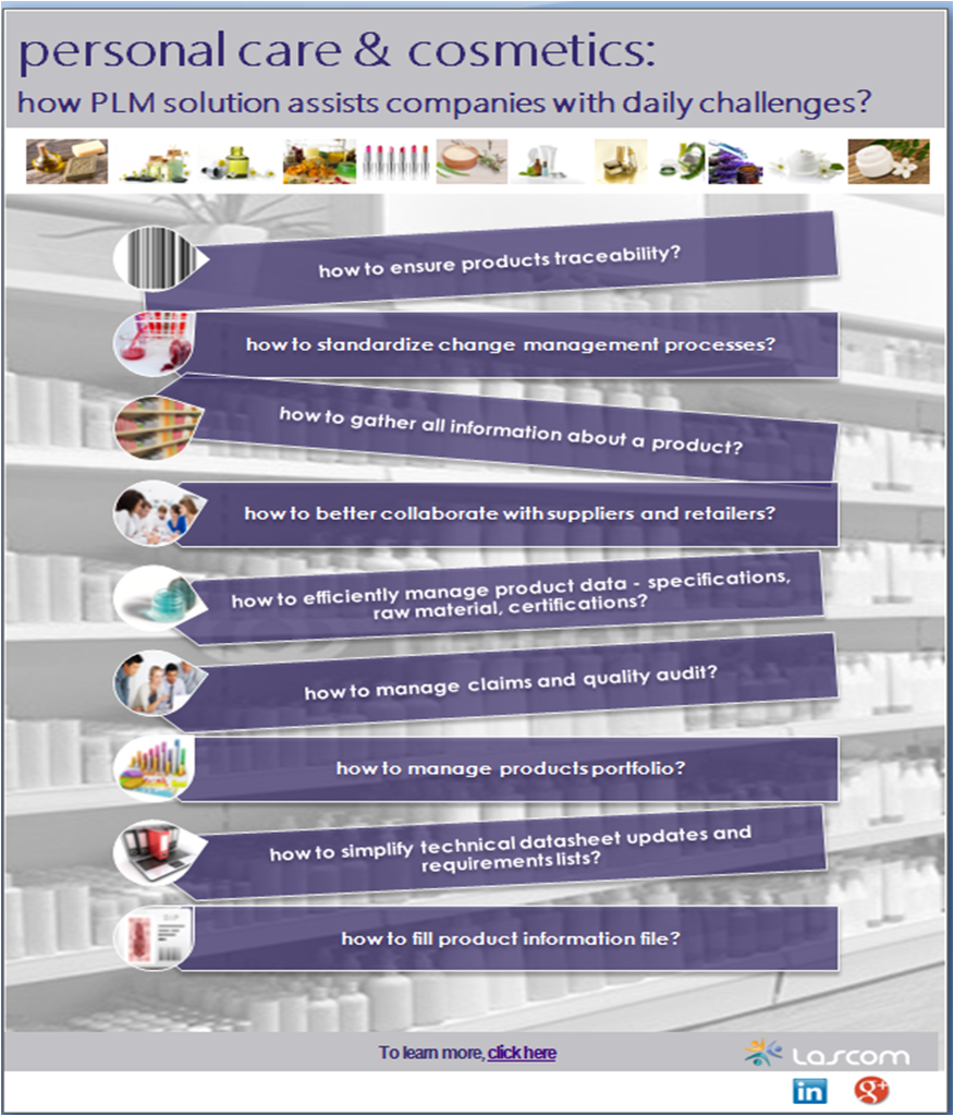 Cosmetics and personal care : how PLM solution assists companies with daily challenges?